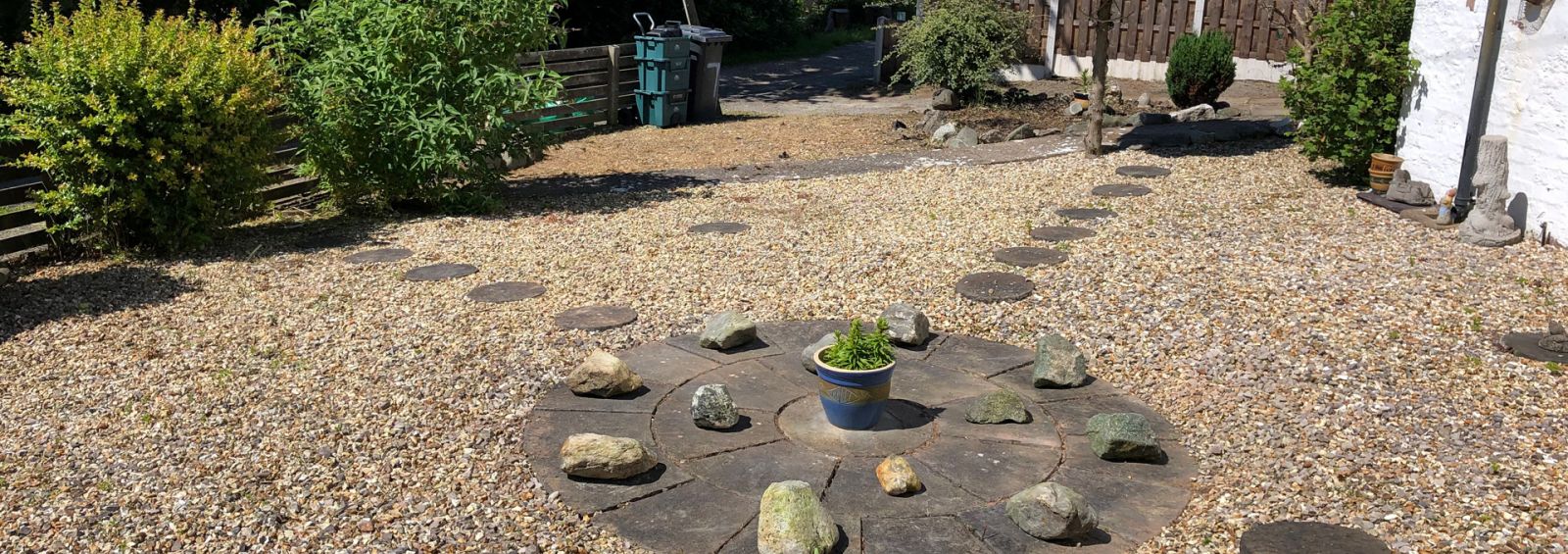 Border tidy up weed removal North Wales