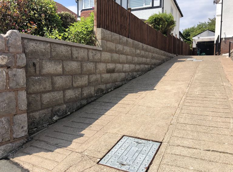 After driveway cleaning Rhos on Sea North Wales